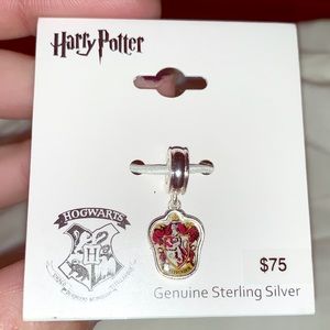 Sterling Silver Gryffindor Crest Charm